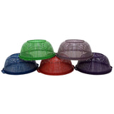BPA Free Plastic Round Lightweight Fruit and Vegetable Storage Basket ( Assorted, Pack of 01) - Walgrow.com