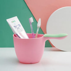 Child Safety Multifunctional Baby Bath Shampoo Rinse Baby Shower Cup For Washing Baby ( Pink, Pack of 01) - Walgrow.com