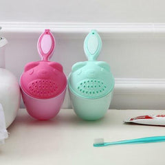 Child Safety Multifunctional Baby Bath Shampoo Rinse Shower Cup For Washing Baby (Sea Green, Pack of 1) - Walgrow.com
