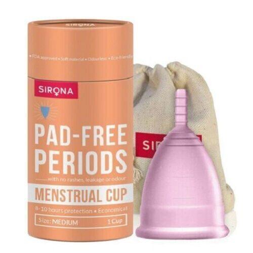 FDA Approved Pad-Free Periods Menstrual Cup For Women with No Rashes & Leakage Or Odour (Medium, Pink) - Walgrow.com