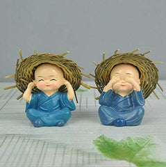Handcrafted Showpiece Baby Buddha Monks Statues For Home, Office & Shops Décor - Walgrow.com