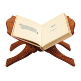 Handmade Assorted Wooden Polished Rehal/Qur'an Stand For Reading Books (Brown) - Walgrow.com