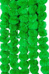 Light Green Artificial Marigold Garlands Flower For Home, Office & Festive Event Decoration - Walgrow.com