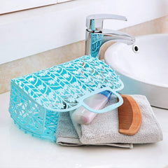 Lightweight Smart Looking Foldable Fruit and Vegetable Travel Storage Basket (Sky Blue) - Walgrow.com