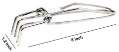 Multipurpose Stainless Steel Pakkad/Gripper/Lifter Holders For Kitchen Cooking (Silver) - Walgrow.com