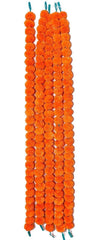 Orange Artificial Marigold Garlands Flower For Home, Office & Festive Event Decoration - Walgrow.com