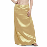 Satin Silk Saree Petticoat Solid Inskirt Underskirt Skirt Indian Sari Inner wear - Walgrow.com