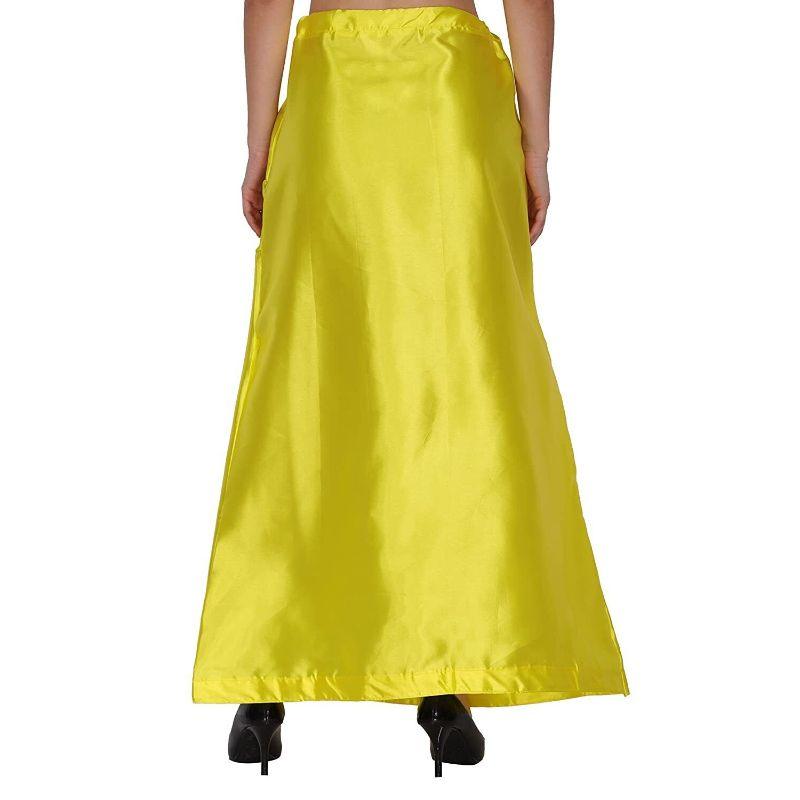 Olive Green Satin Silk Indian Saree Petticoat Sari Inner wear Inskirt  Underskirt Skirt : : Clothing, Shoes & Accessories