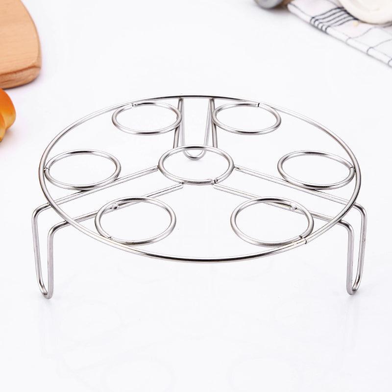 Grid Style Steam Rack Stainless Steel Egg Steaming/Steamer Grid Racks with Stackable Bent Le ...
