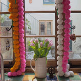 White Artificial Marigold Garlands Flower For Home, Office & Festive Event Decoration - Walgrow.com