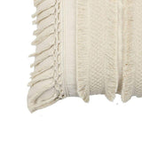 Zindwear Macrame Cotton Cushion Cover with Woven Tassel Best Gift For Home Décor ( Decorative, Cream) - Walgrow.com