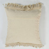 Zindwear Macrame Cotton Cushion Cover with Woven Tassel Best Gift For Home Décor ( Zig Zag, Cream) - Walgrow.com