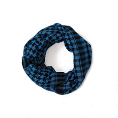 Zindwear Unisex Cotton Arab Keffiyeh Desert Shemagh Military Arafat Scarf/Scarves/Wrap (40 X 40 Inch, Turquoise) - Walgrow.com