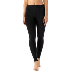 Zindwear Women's Cotton Soft Plain Summer Stretchy Ankle Length Leggings (One Size, Black) - Walgrow.com