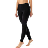 Zindwear Women's Cotton Soft Plain Summer Stretchy Ankle Length Leggings (One Size, Black) - Walgrow.com