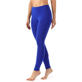 Zindwear Women's Cotton Soft Plain Summer Stretchy Ankle Length Leggings (One Size, Blue) - Walgrow.com